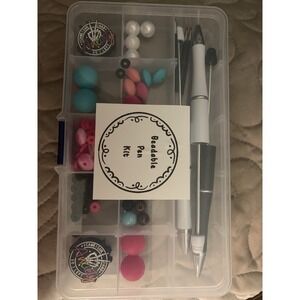 Anxiety So‎ I Left Beadable Pen Kit DIY  Includes 3 Pens 3 Focals 3 Refills